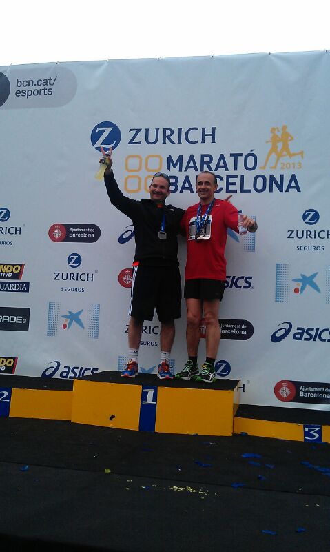 Felicitats per als participants a la Marató de Barcelona